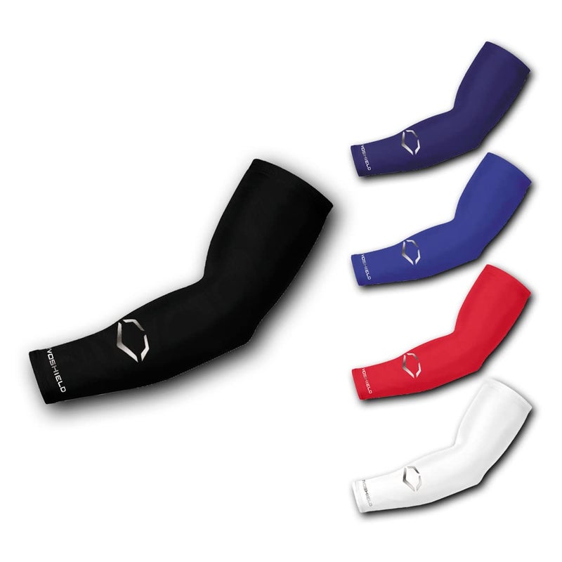 EvoShield Adult Solid Compression Arm Sleeve - Navy  Small/Medium - Image 2